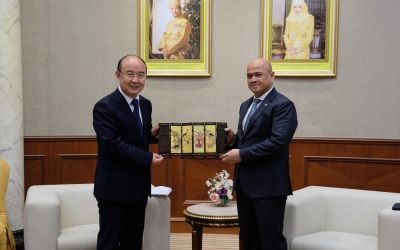 Yang Mulia Deputy Minister (Energy) at the Prime Minister’s Office Receives a Courtesy Call from Mr. Liu Xingqin, Vice President and Member of the Standing Committee of the Party Committee of Lanzhou Petrochemical University of Vocational Technology