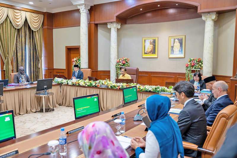 His Majesty Sultan and Yang Di-Pertuan of Brunei Darussalam Chaired the 225th Board of Directors Meeting of BLNG and the 111th Board of Meeting of BGC