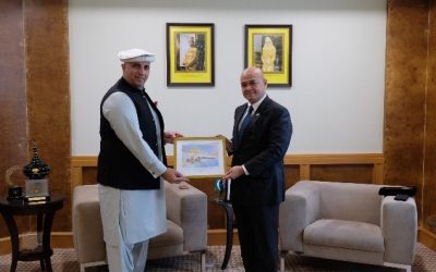 The Deputy Minister (Energy) at the Prime Minister’s Office Receives a Courtesy Call The High Commissioner of the Islamic Republic of Pakistan to Brunei Darussalam