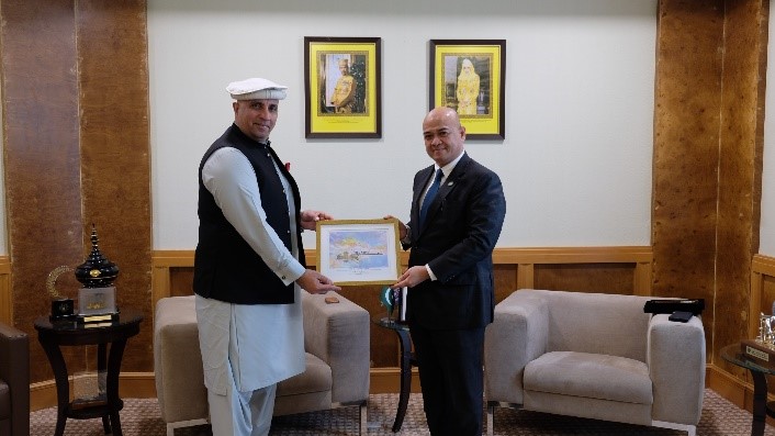 The Deputy Minister (Energy) at the Prime Minister’s Office Receives a Courtesy Call The High Commissioner of the Islamic Republic of Pakistan to Brunei Darussalam