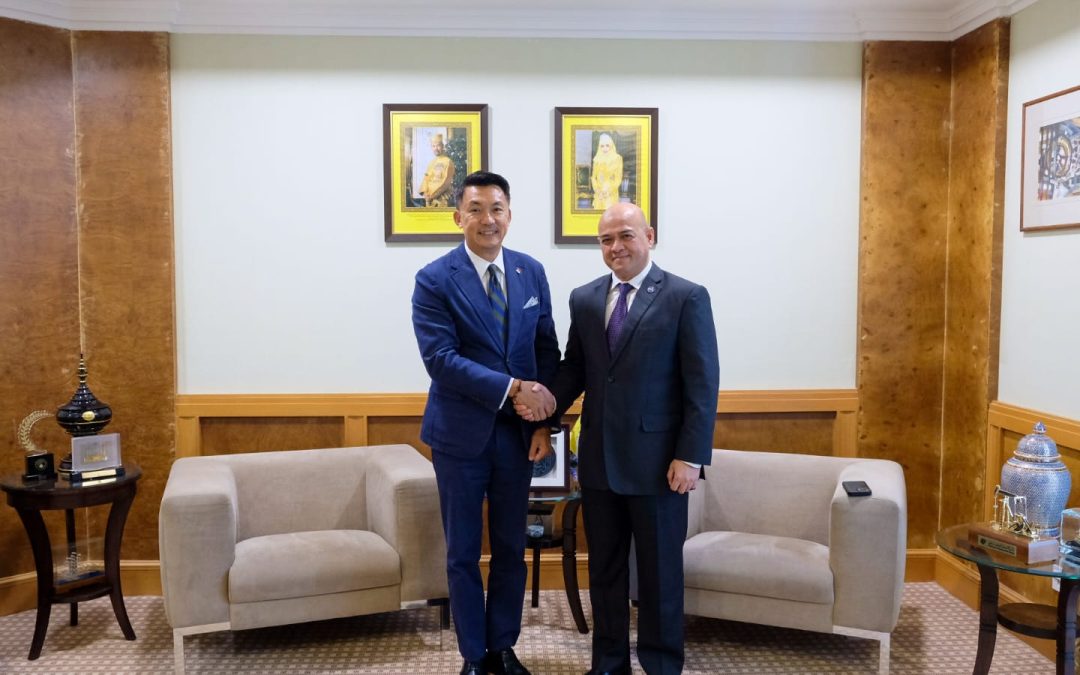 Deputy Minister (Energy) at the Prime Minister’s Office receives Courtesy Call from His Excellency His Excellency Yip Wei Kiat, High Commissioner of the Republic of Singapore to Brunei Darussalam