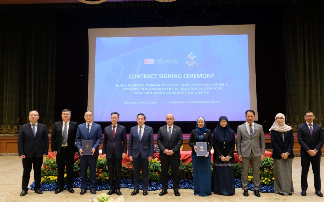Contract Signing For Bukit Panggal Combined Cycle Gas Turbines Power Station Phase 2 Construction Project