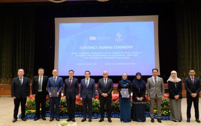 Contract Signing For Bukit Panggal Combined Cycle Gas Turbines Power Station Phase 2 Construction Project
