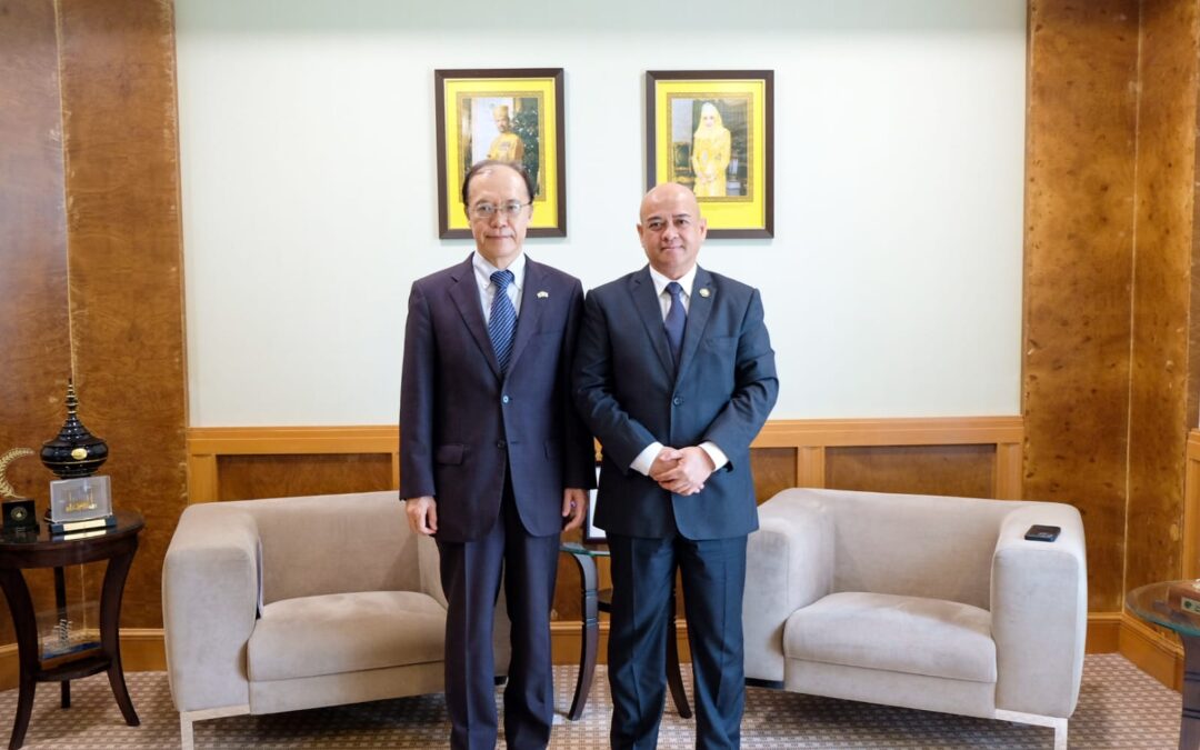 Minister at the Prime Minister’s Office (Energy, Upstream and Downstream) receives a Courtesy Call from the Ambassador of Japan to Brunei Darussalam
